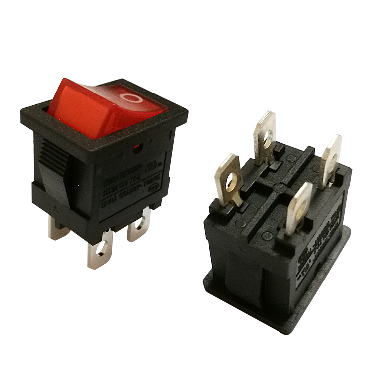 15 Amp 125 Volt Inline Rocker Switch - 微动开关-东莞市德沃电子科技有限公司