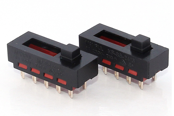 四档滑动开关MF-SS-2416 塑胶拨动开关 {四档滑动开关MF-SS-2416 塑胶拨动开关 width=