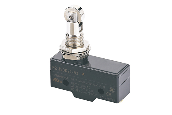 {RZ-15GQ22-B3 面板安装式滚轮柱塞型 width=